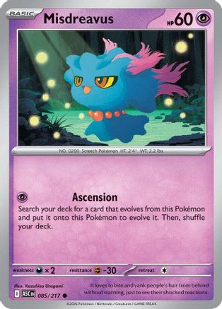 Misdreavus 085/217 - Common
