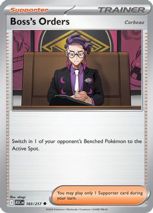 Boss's Orders [Corbeau] - 183/217 - Uncommon