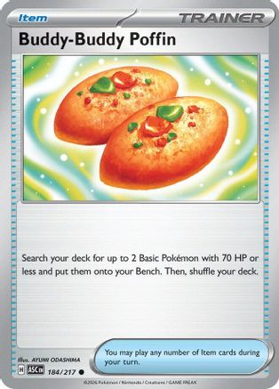 Buddy-Buddy Poffin 184 - Common Reverse Holo