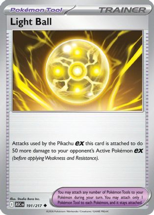 Light Ball 191 - Uncommon Reverse Holo