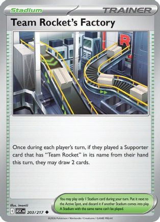 Team Rocket's Factory 203 - Uncommon