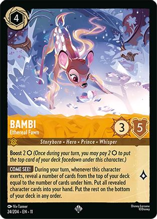 Bambi (Ethereal Fawn) - 24/204 - Super Rare (Foil)