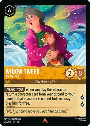 Widow Tweed (Kindly Soul) - 26/204 - Rare