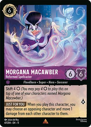 Morgana Macawber (Reformed Spellcaster) - 47/204 - Rare (Foil)