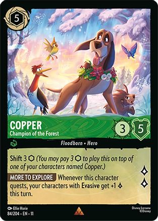 Copper (Champion of the Forest) - 84/204 - Rare (Foil)