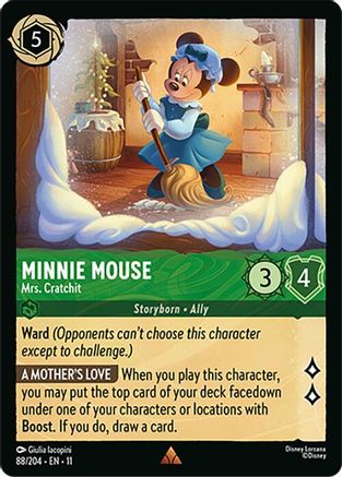 Minnie Mouse (Mrs. Cratchit) - 88/204 - Rare