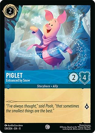 Piglet (Entranced by Snow) - 139/204 - Common (Foil)