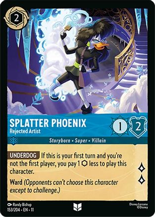 Splatter Phoenix (Rejected Artist) - 153/204 - Uncommon