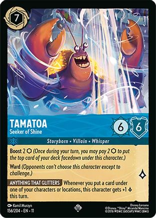 Tamatoa (Seeker of Shine) - 156/204 - Super Rare