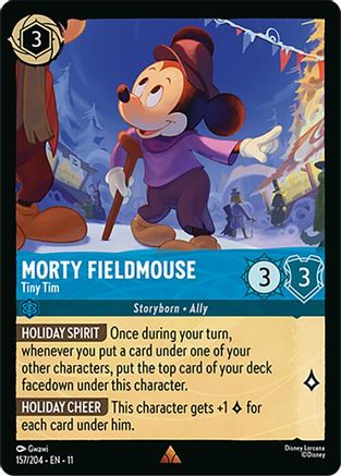Morty Fieldmouse (Tiny Tim) - 157/204 - Rare