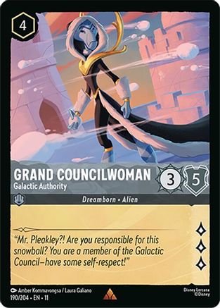 Grand Councilwoman (Galactic Authority) - 190/204 - Rare (Foil)