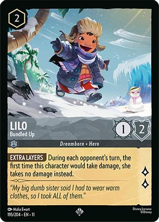 Lilo (Bundled Up) - 195/204 - Super Rare (Foil)