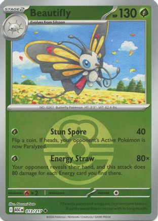 Beautifly (Love Ball) 013/217 - Uncommon Reverse Holo