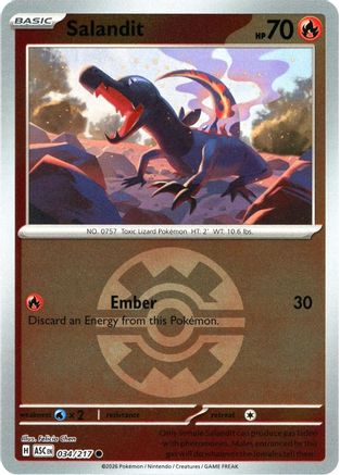Salandit (Quick Ball) 034 - Common Reverse Holo