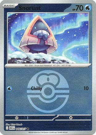 Snorunt (Love Ball) 046/217 - Common Reverse Holo