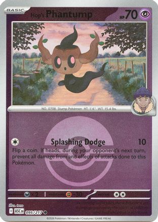 Hop's Phantump (Poke Ball) 095 - Common Reverse Holo