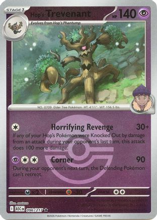 Hop's Trevenant (Poke Ball) 096/217 - Rare Reverse Holo
