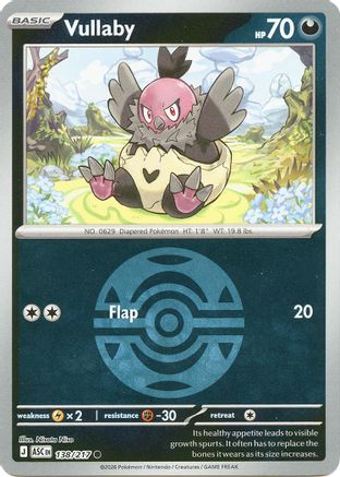 Vullaby (Dusk Ball) 138 - Common Reverse Holo