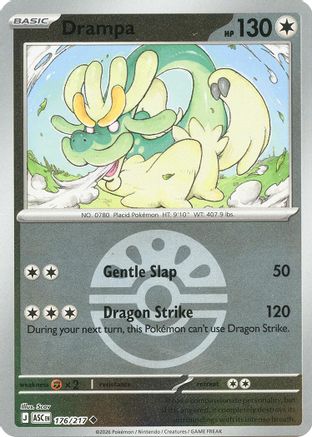 Drampa (Friend Ball) 176 - Uncommon Reverse Holo