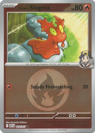 Ethan's Slugma (Energy Symbol Pattern) 023 - Common Reverse Holo
