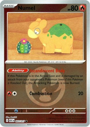 Numel (Energy Symbol Pattern) 027/217 - Common Reverse Holo