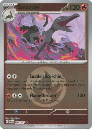 Salazzle (Energy Symbol Pattern) 035/217 - Uncommon Reverse Holo