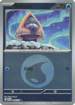 Snorunt (Energy Symbol Pattern) 046/217 - Common Reverse Holo