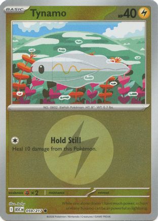 Tynamo (Energy Symbol Pattern) 059 - Common Reverse Holo