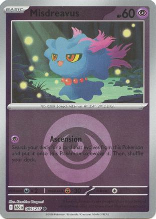Misdreavus (Energy Symbol Pattern) 085/217 - Common Reverse Holo