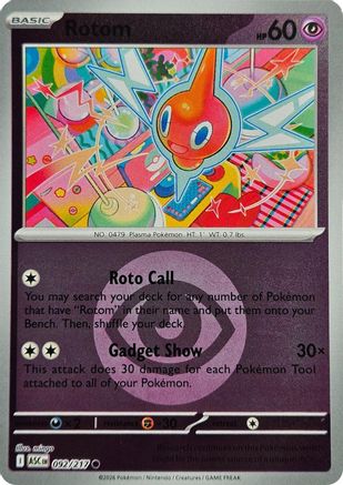 Rotom (Energy Symbol Pattern) 092 - Common Reverse Holo