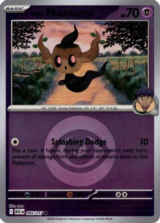 Hop's Phantump (Energy Symbol Pattern) 095 - Common Reverse Holo
