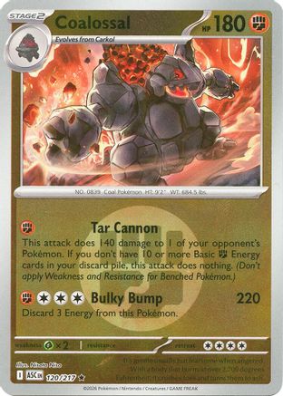 Coalossal (Energy Symbol Pattern) 120 - Rare Reverse Holo