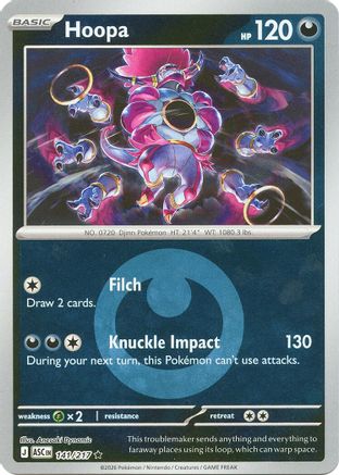 Hoopa (Energy Symbol Pattern) 141 - Rare Reverse Holo