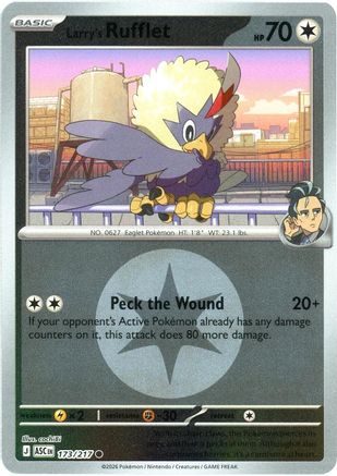Larry's Rufflet (Energy Symbol Pattern) 173 - Common Reverse Holo