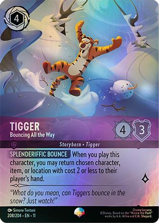 Tigger (Bouncing All the Way) - 208/204 - Epic