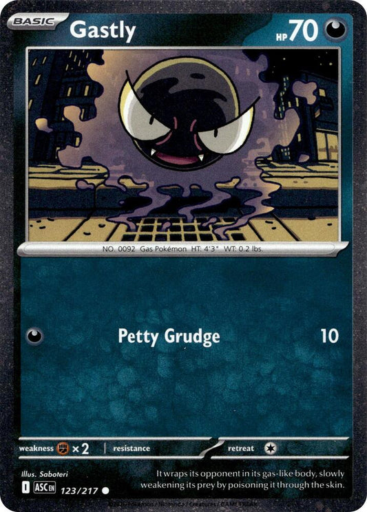 Gastly (Cosmos Holo) 123/217  - Holofoil Miscellaneous Cards & Products - Common