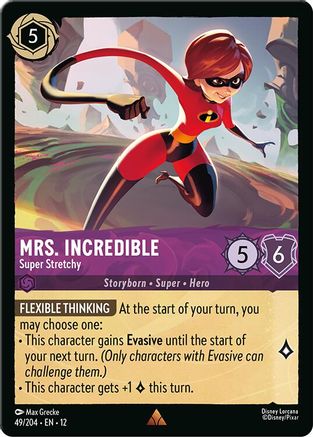 Mrs. Incredible (Super Stretchy) - 49/204 - Rare