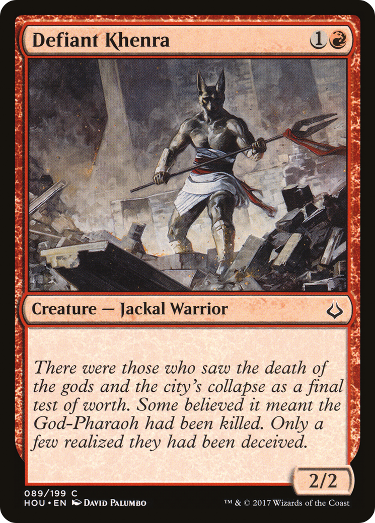 Defiant Khenra (HOU-089)  Foil