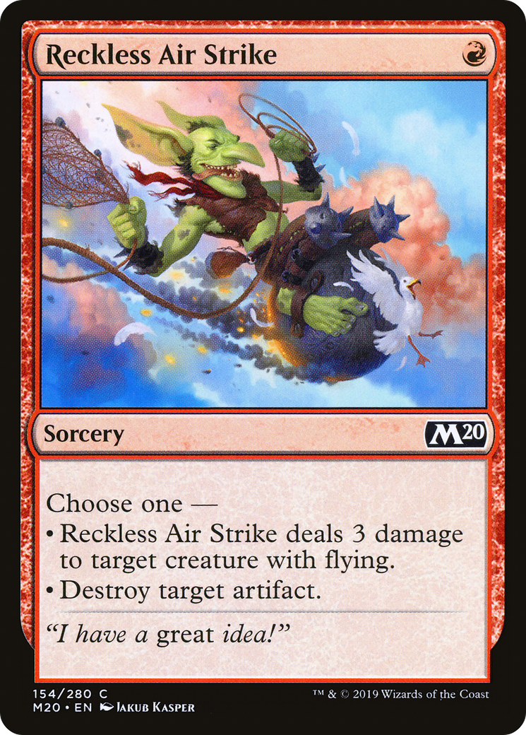 Reckless Air Strike (M20-154)  Foil