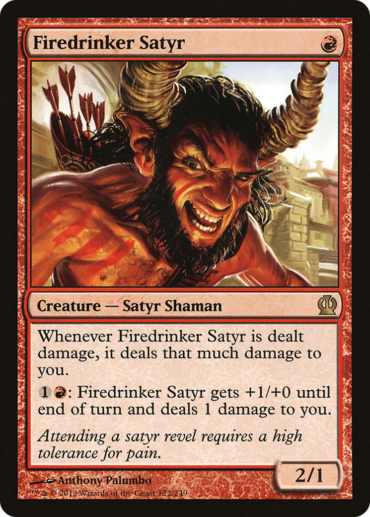 Firedrinker Satyr (THS-122)  Foil