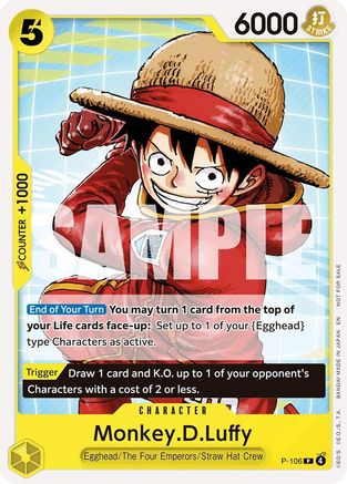Monkey.D.Luffy (Tournament Pack 2026 Vol. 2) - (P-106) - Promo
