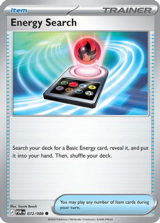 Energy Search 072 - Reverse Holofoil - Common