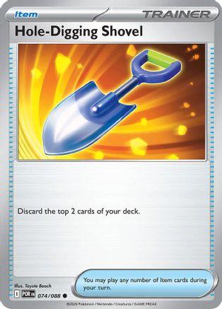 Hole-Digging Shovel 074 - Reverse Holofoil - Common