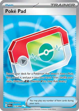 Poke Pad 113/088 - Holofoil - Ultra Rare