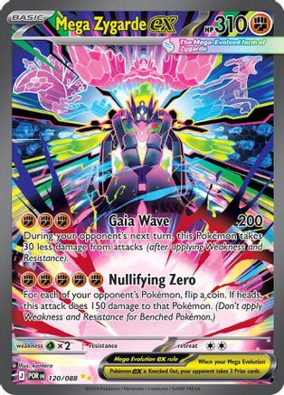 Mega Zygarde ex 120/088 - Holofoil - Special Illustration Rare