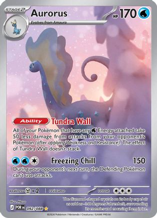 Aurorus 092/088 - Holofoil - Illustration Rare