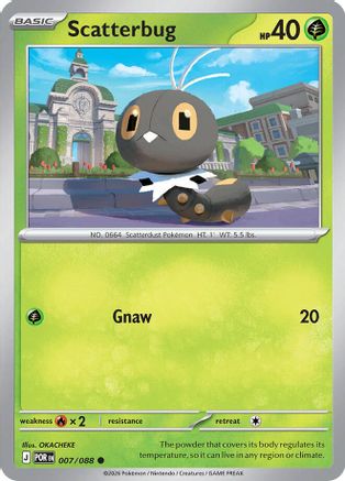 Scatterbug 007 - Reverse Holofoil - Common