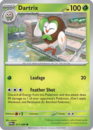 Dartrix 011 - Reverse Holofoil - Common