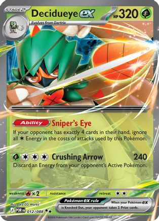 Decidueye ex 012/088 - Holofoil - Double Rare