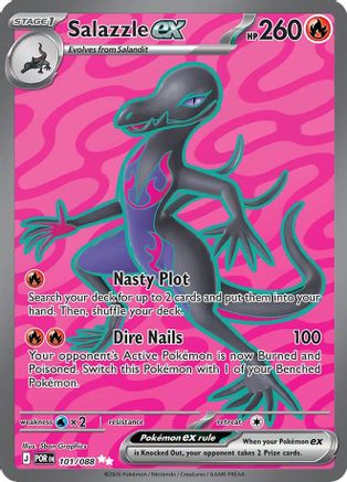 Salazzle ex 101/088 - Holofoil - Ultra Rare